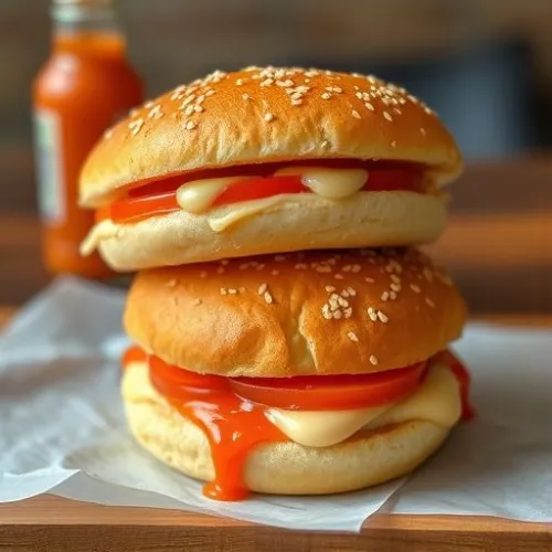 2 PCS, BUN, MAYO, KETCHUP